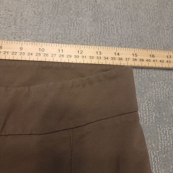 Anne Klein Women's 2  (29x29) Pants Dress Brown Pleated Stretch Trousers Career - Picture 5 of 12